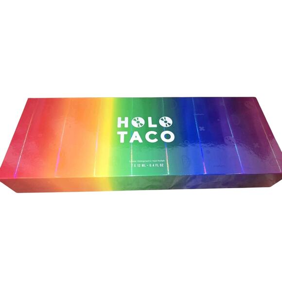 Holo Taco OG Rainbow Collection Complete Set! Boxes & ALL 7 Nail Polishes - Picture 1 of 10